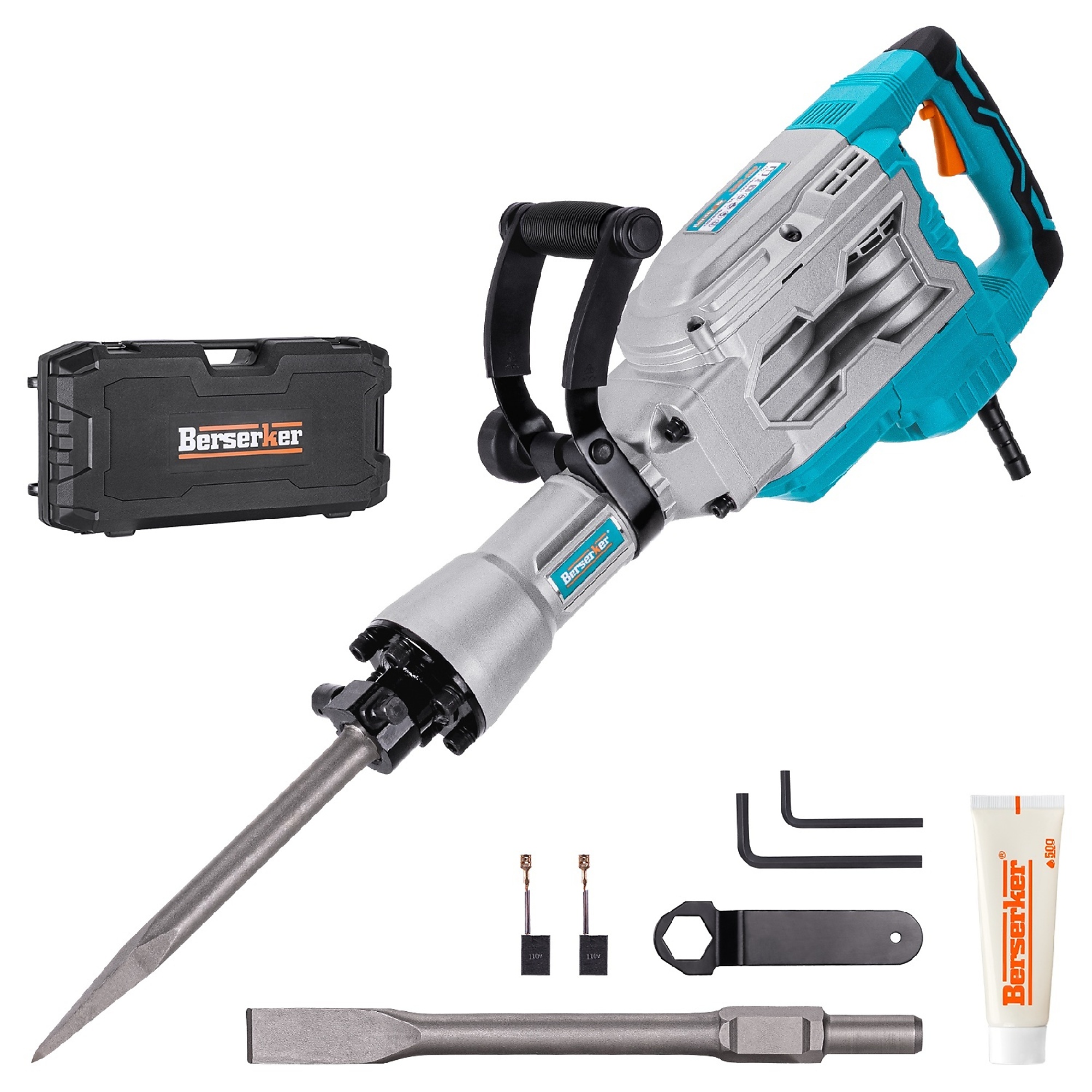 BlackTeck Variable Speed SDS-Plus Rotary Hammer Drill — 11 Amp, 1-9/16in., Concrete/Masonry, Carrying Case, Model# N2-65F